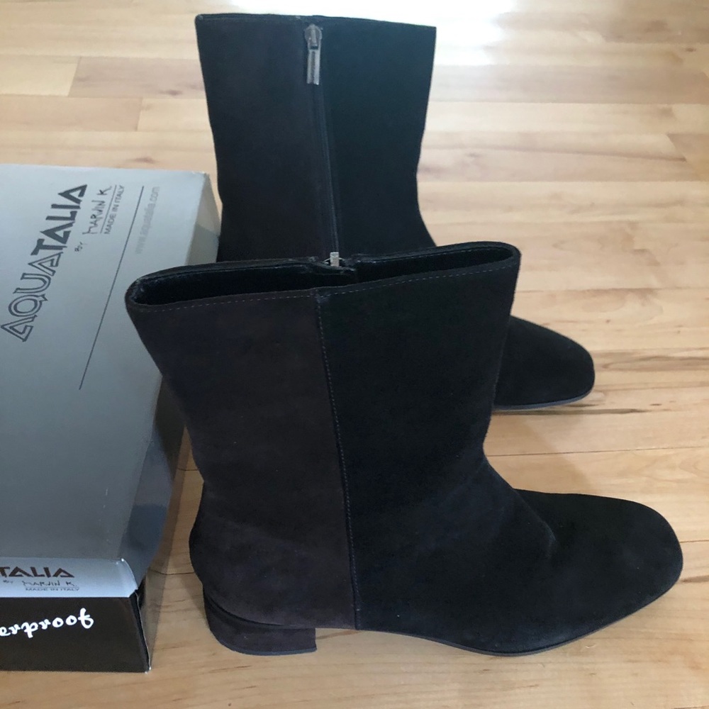 New Aquatalia Lulu Suede Boots Size 11